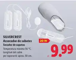 Lidl Silvercrest assecador de sabates oferta