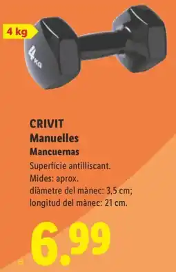 Lidl Crivit manuelles mancuernas oferta