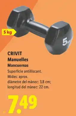 Lidl Crivit manuelles mancuernas oferta