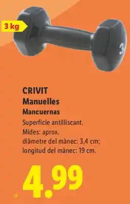 Lidl Crivit manuelles mancuernas oferta