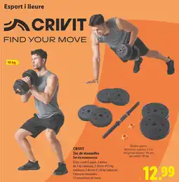 Lidl Crivit joc de manuelles set de mancuernas oferta
