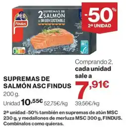 Supercor Findus supremas de salmón asc oferta