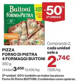Supercor Buitoni pizza forno di pietra 4 formaggi oferta