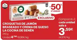 Supercor la cocina de senén croquetas de jamón braseado y crema de queso oferta