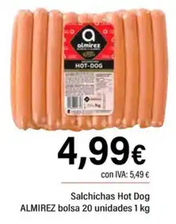 Cash Ifa Almirez salchichas hot dog oferta