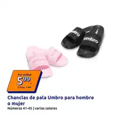 Action Umbro chanclas de pala oferta