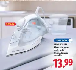 Lidl Silvercrest planxa de vapor amb cable oferta