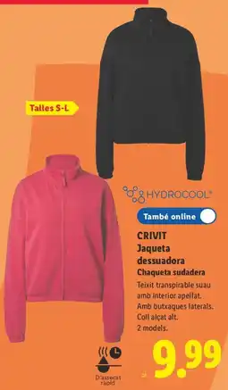 Lidl Crivit jaqueta dessuadora oferta