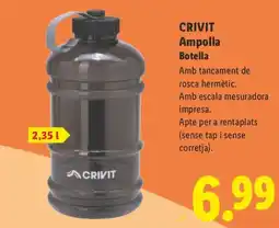 Lidl Crivit ampolla botella oferta
