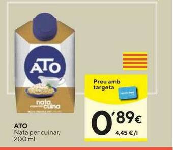 Caprabo Ato Nata Per Cuinar oferta