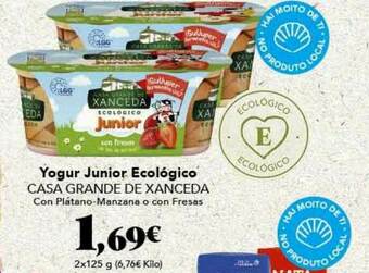 Gadis Yogur Junior Ecológico Casa Grande De Xanceda oferta