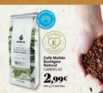 Gadis Café Molido Ecológico Natural Candelas oferta