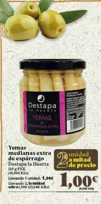 Gadis Yemas Medianas Extra De Espárrago Destapa La Huerta oferta