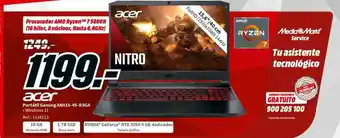 MediaMarkt Acer Portátil Gamingg An515-45-r3ga oferta