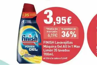 PrimaPrix Finish Lavavajillas Máquina Gel All In 1 Max Limón oferta