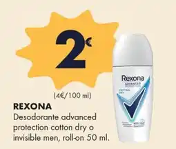 Supermercados Lupa rexona desodorante advanced protection cotton dry o invisible men oferta