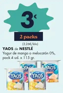 Supermercados Lupa Yaos de Nestlé oferta