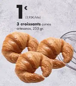 Supermercados Lupa 3 croissants curvos artesanos oferta