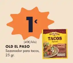 Supermercados Lupa Old el paso sazonador para tacos oferta