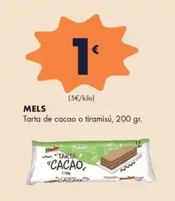 Supermercados Lupa Mels tarta de cacao o tiramisú oferta