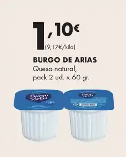 Supermercados Lupa Burgo de Arias queso natural oferta