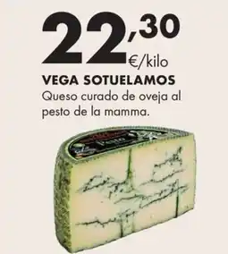 Supermercados Lupa Vega sotuelamos queso curado de oveja al pesto de la mamma oferta