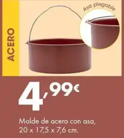 Supermercados Lupa Acero molde con asa oferta