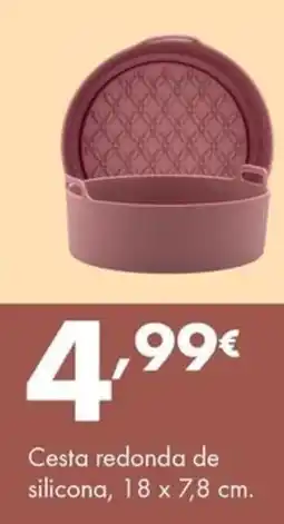 Supermercados Lupa Cesta redonda de silicona oferta