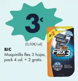 Supermercados Lupa Bic maquinilla flex 3 hojas oferta
