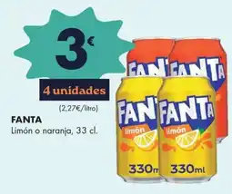 Supermercados Lupa Fanta limón o naranja oferta