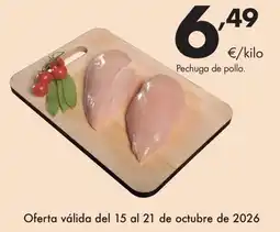 Supermercados Lupa Pechuga de pollo oferta