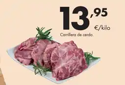 Supermercados Lupa Carrillera de cerdo oferta