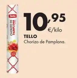Supermercados Lupa Tello chorizo de pamplona oferta