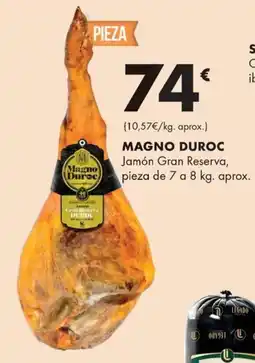 Supermercados Lupa Magno Duroc jamón gran reserva oferta