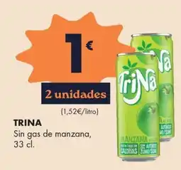 Supermercados Lupa Trina sin gas de manzana oferta
