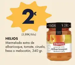 Supermercados Lupa Helios mermelada extra de albaricoque, tomate, ciruela, fresa o melocotón oferta