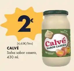 Supermercados Lupa Calvé salsa sabor casero oferta