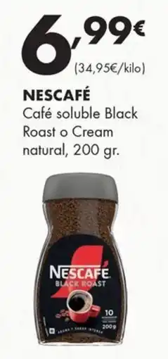 Supermercados Lupa Nescafe cafe soluble black roast o cream natural oferta