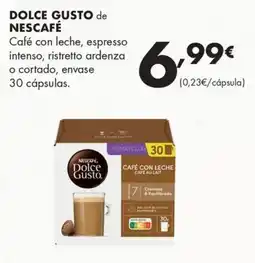 Supermercados Lupa Dolce Gusto café con leche oferta