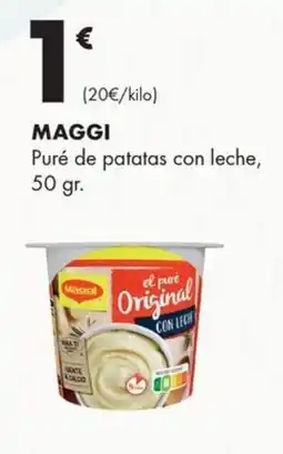 Supermercados Lupa Maggi el puré original con leche oferta