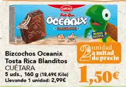 Gadis Cuétara Bizcochos Oceanix Tosta Rica Blanditos oferta