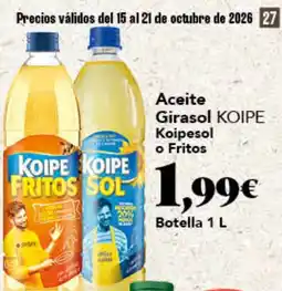 Gadis Koipe Aceite Girasol Koipesol o Fritos oferta
