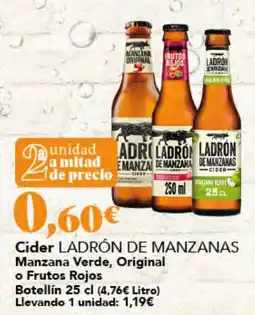 Gadis Ladrón de Manzanas cider oferta