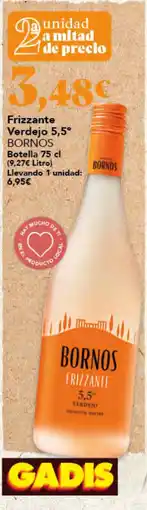 Gadis Bornos frizzante verdejo oferta