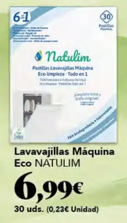 Gadis Natulim lavavajillas máquina eco limpieza todo en 1 oferta