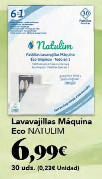 Natulim lavavajillas máquina eco limpieza todo en 1