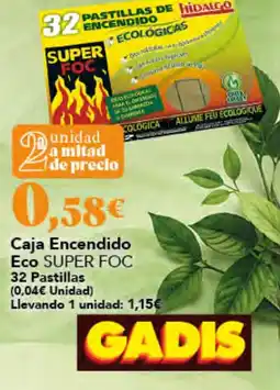 Gadis Hidalgo pastillas de encendido eco super foc oferta
