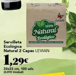Gadis Levian servilleta ecológica natural 2 capas oferta