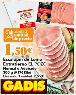 Gadis el pozo escalopin de lomo extratierno oferta
