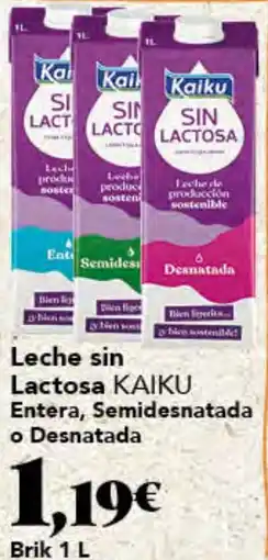 Gadis Leche sin Lactosa KAIKU oferta
